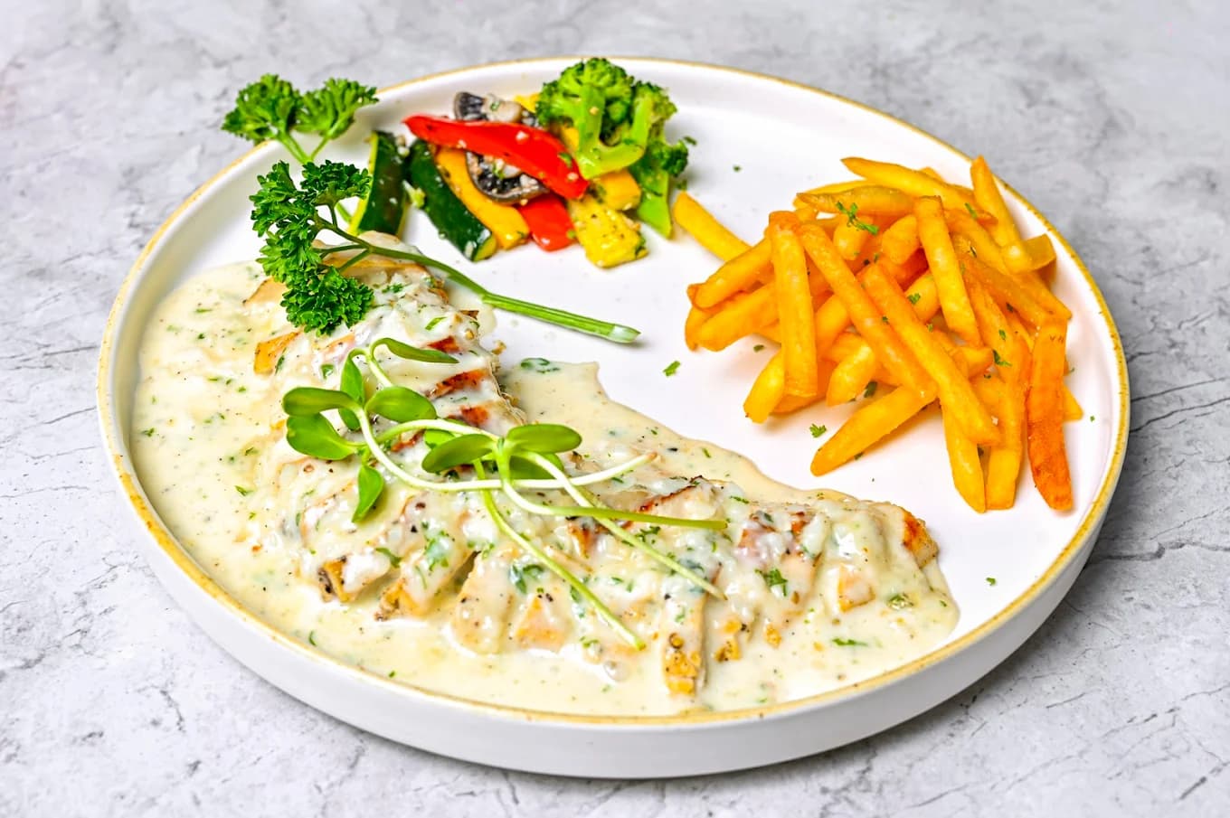 Menu Item Herbed Chicken Steak